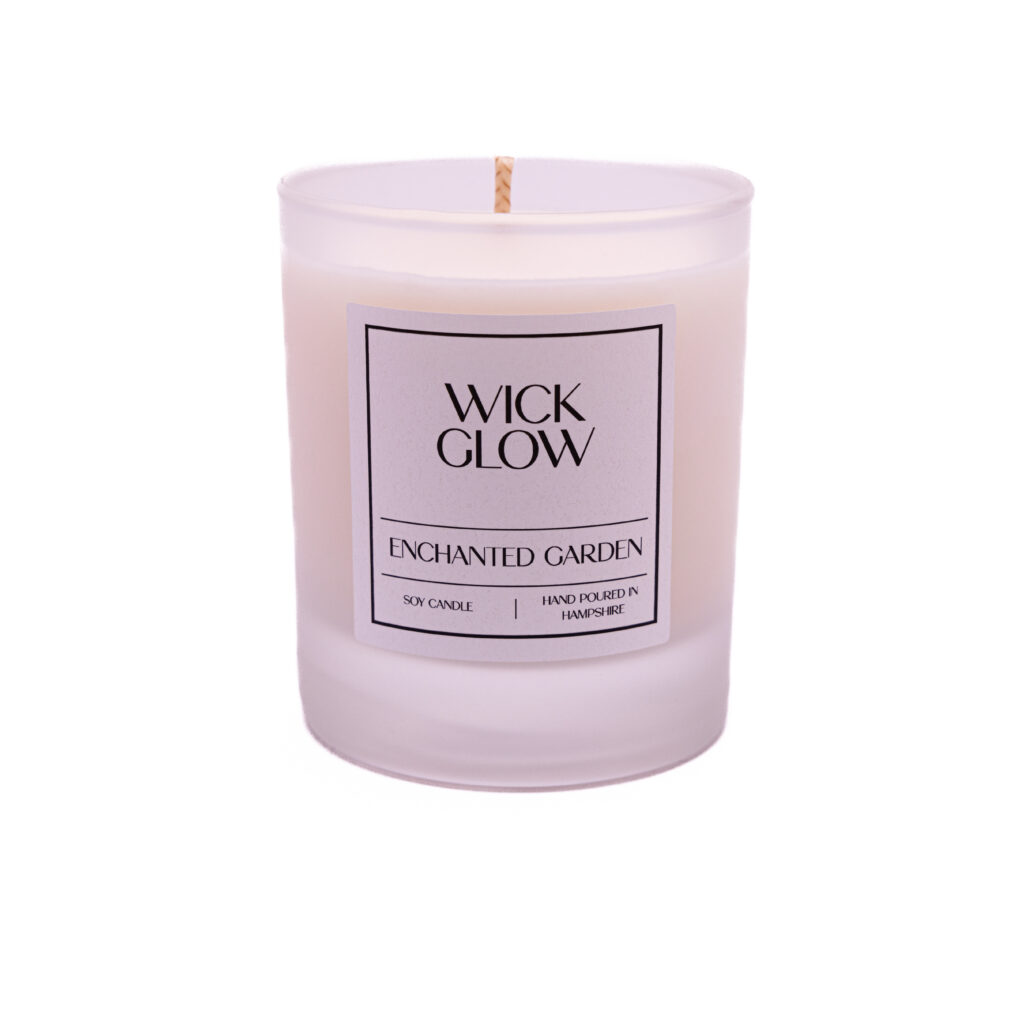 Wick Glow Enchanted Garden 20cl candle