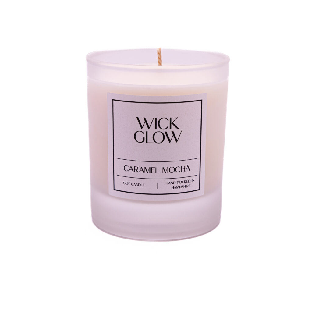 Wick Glow Caramel Mocha 20cl candle