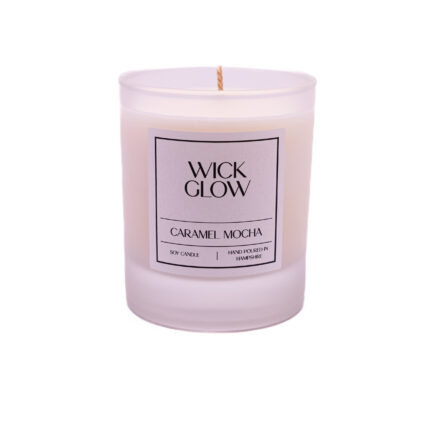 Wick Glow Caramel Mocha 20cl candle
