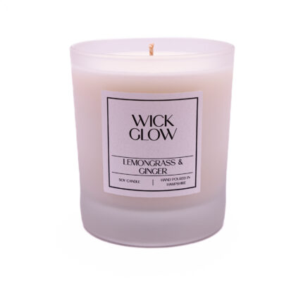 Wick Glow Lemongrass & Ginger 30cl hand poured candle