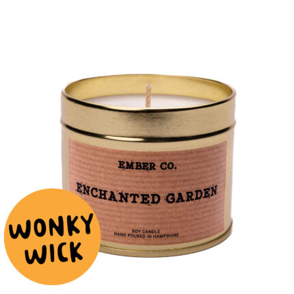 Wonky Wick Enchanted Garden (fairydust) Ember Co candle