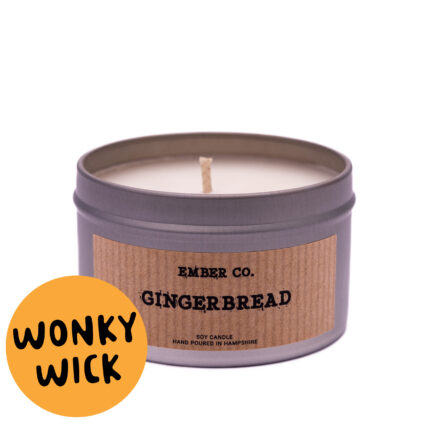 Wonky Wick Gingerbread Ember Co candle
