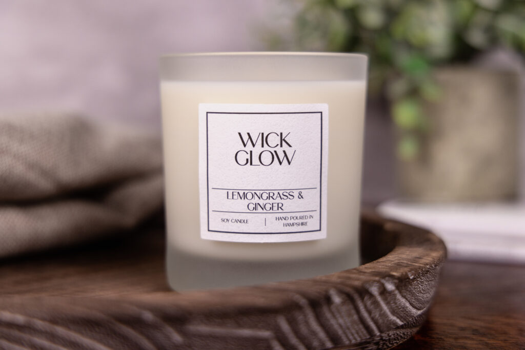 Wick Glow 30cl Lemongrass & Ginger candle