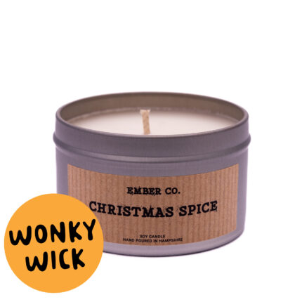 Wonky Wick Christmas Spice Ember Co candle