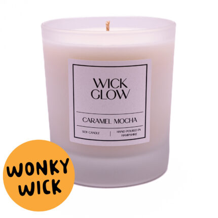 Wonky Wick Caramel Mocha 30cl candle