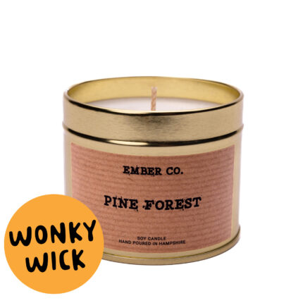 Wonky Wick Pine Forest Ember Co candle