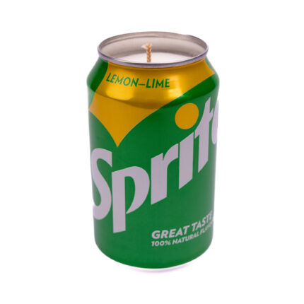 Sprite can candle