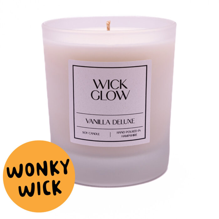 Wonky Wick Vanilla Deluxe 30cl candle