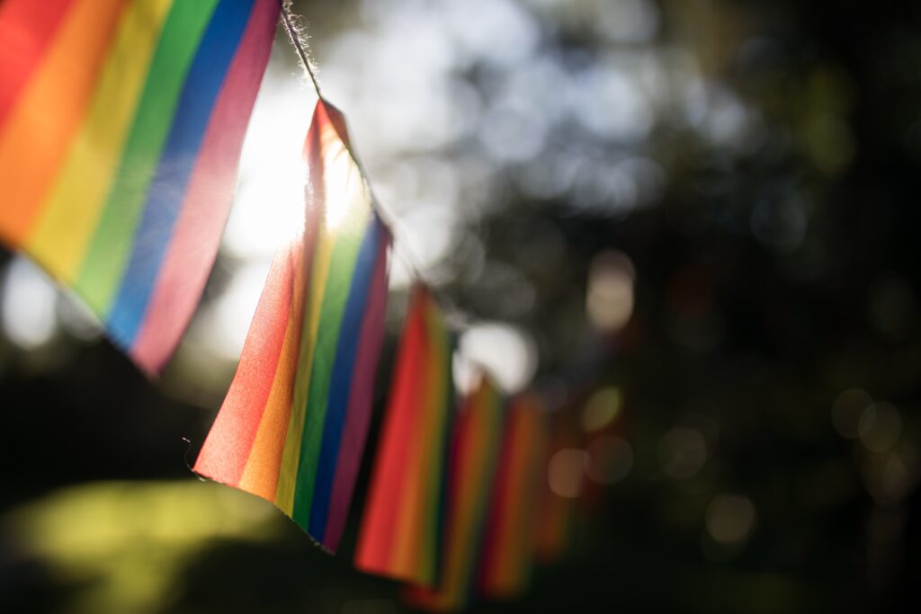 Gay Pride flags