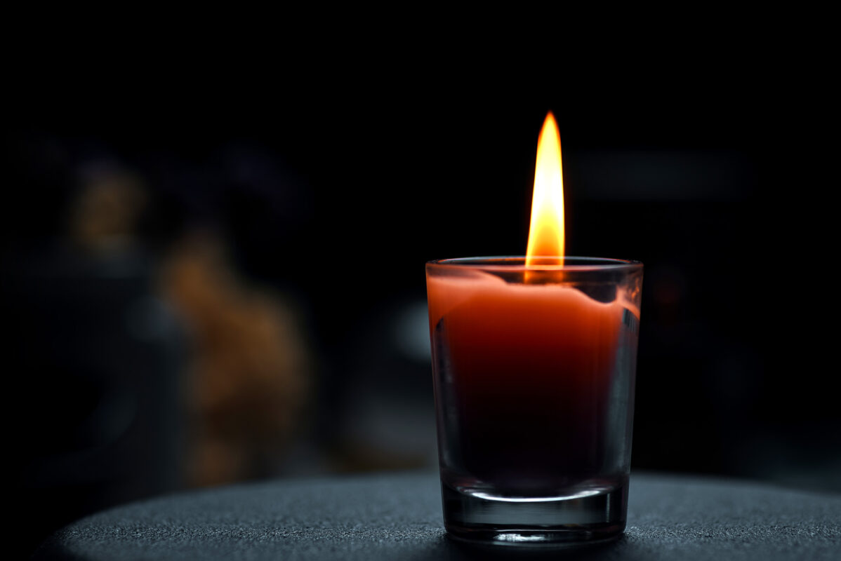 candle burning with high flame